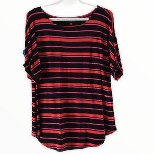 NWOT IMNYC Isaac Mizrahi Striped Blouse